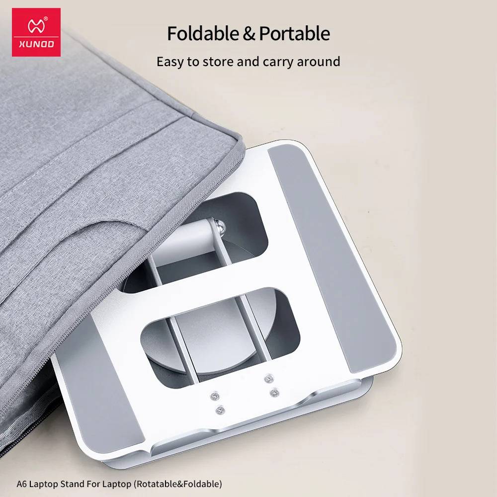 XUNDD A6 Rotatable and Foldable Adjustable Laptop Stand