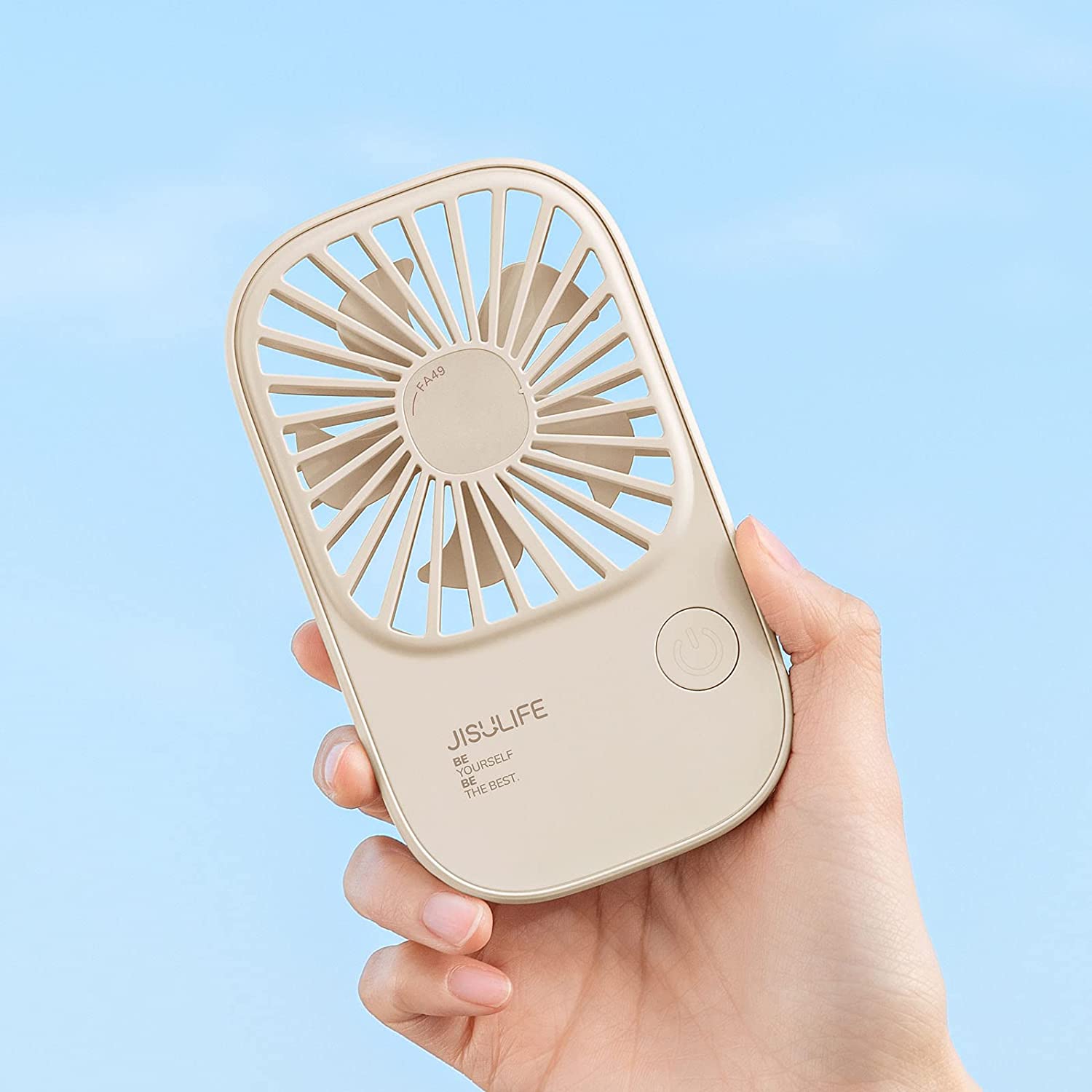 JISULIFE FA49 2000mAh Rechargeable Handheld Fan