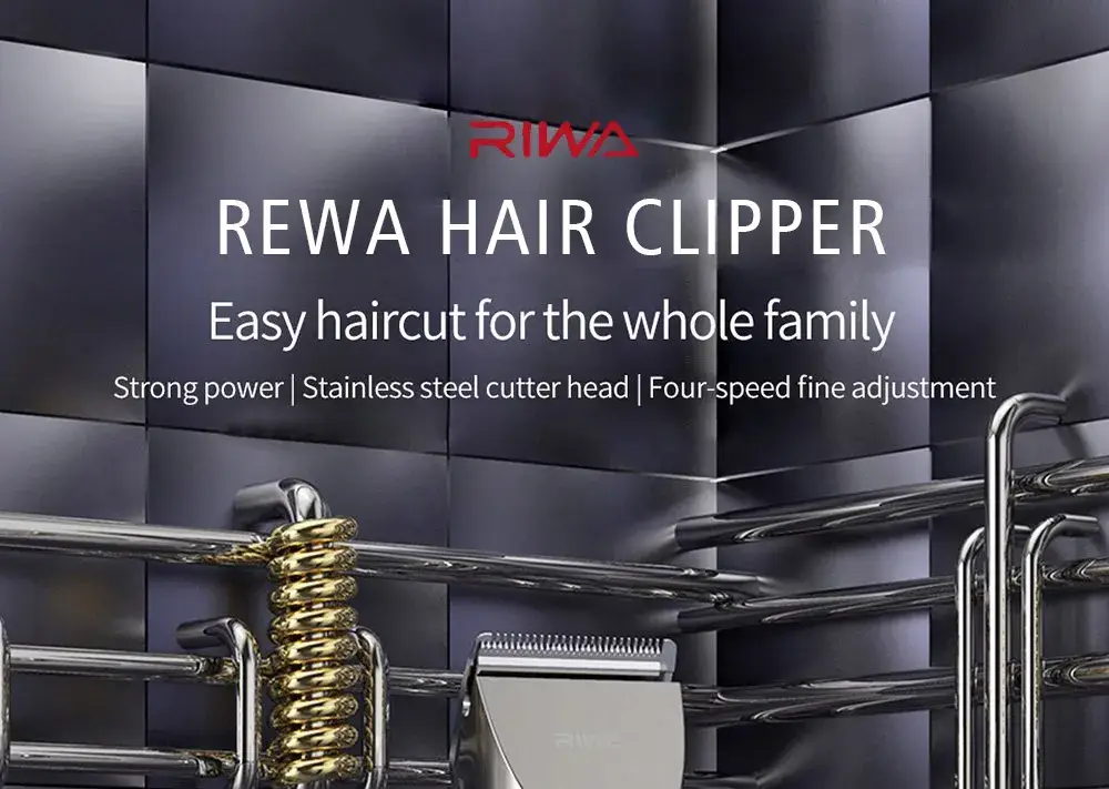 Xiaomi RIWA RE-6305 Professional Washable Rechargeable Hair Clipper & Barber Trimmer