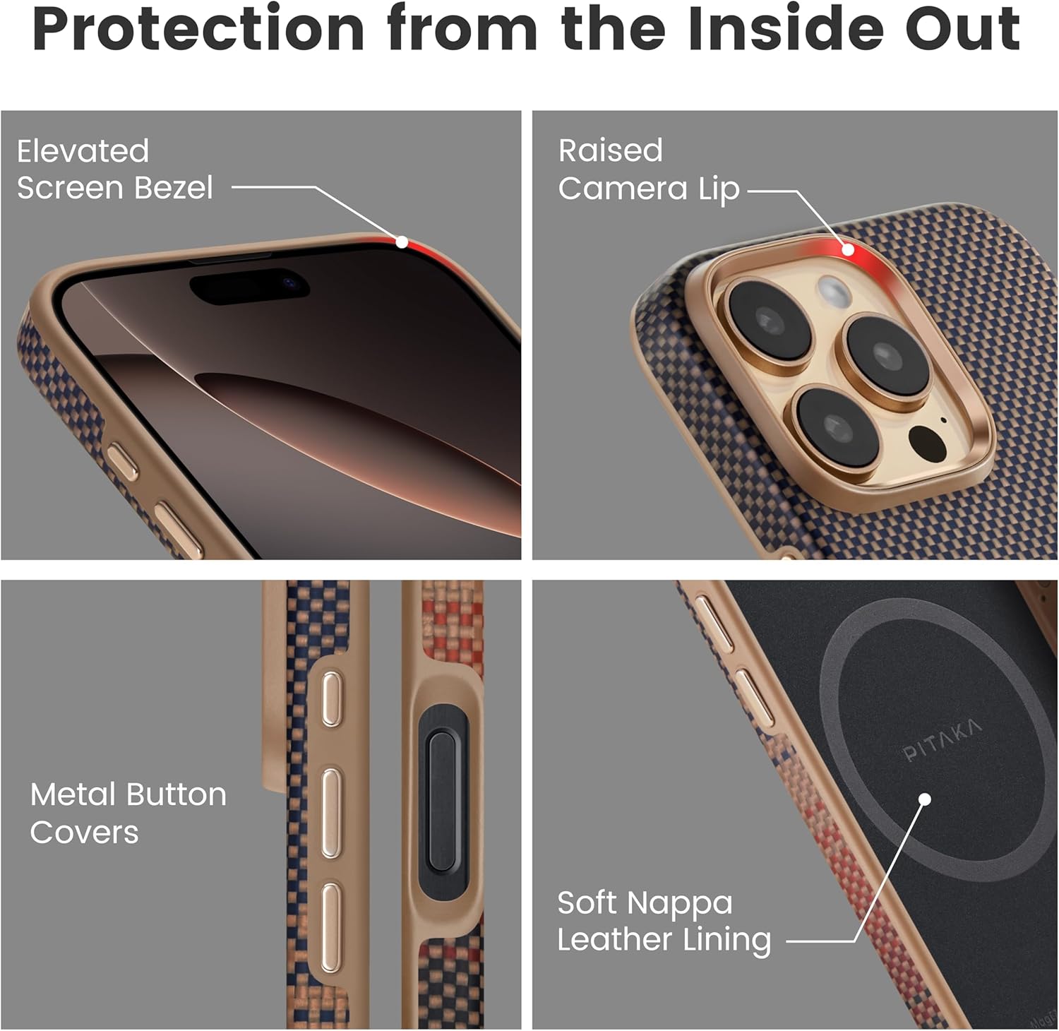 Pitaka Sunset Military-Grade Protective Case for iPhone 16 Pro
