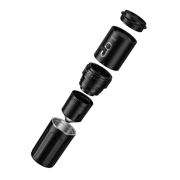 HOCO HX80 Portable Coffee Maker with Adjustable Grinder and Integrated Coffee Container