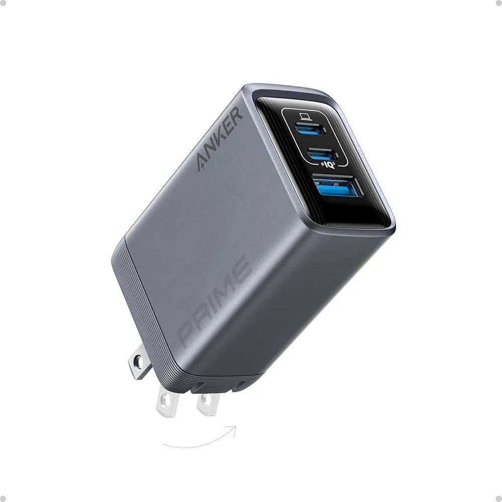 Anker A2688 Prime 100W GaN Wall Charger 3-Port High-Power Portable Adapter Anker A2688 Prime 100W GaN Wall Charger 3-Port High-Power Portable Adapter