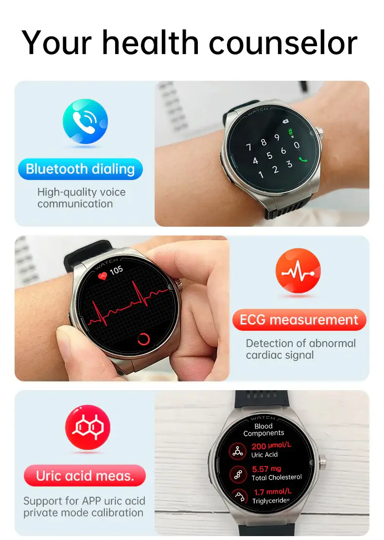 Valdus VE35 Pro AMOLED Bluetooth Calling Smartwatch