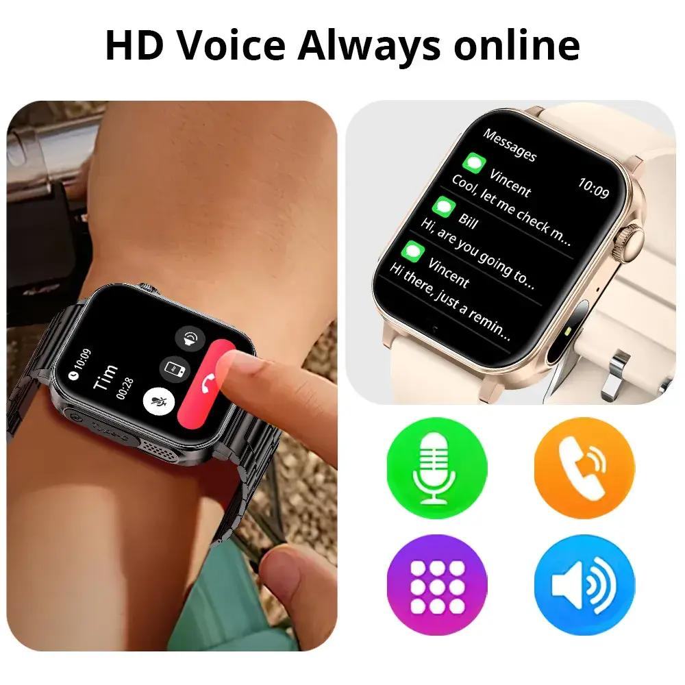 Colmi P80 Bluetooth Calling Silicon Strap Smartwatch