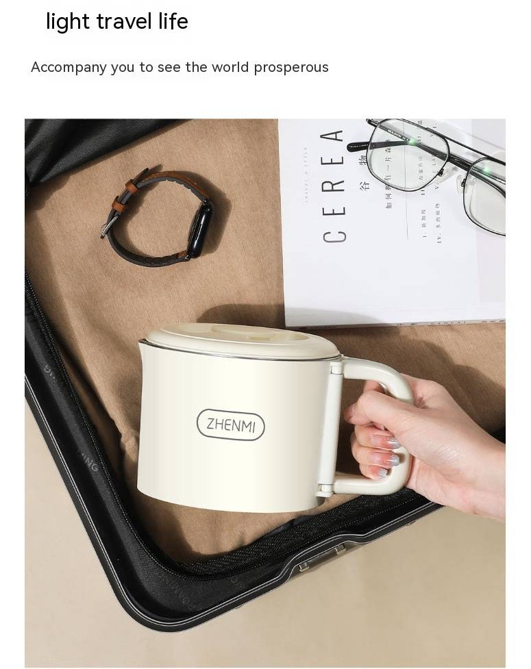 ZHENMI Portable Folding Electric Kettle 800ml Travel & Home Use