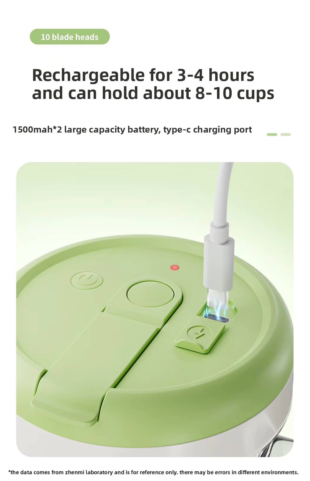 Zhenmi ZMGZ-J16 Portable Multifunction Juicer Machine