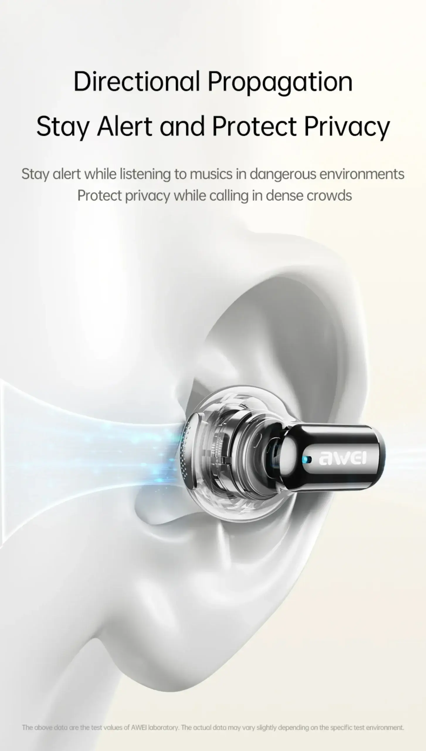 AWEI TZ30 Open-Ear Clip Bluetooth Headset