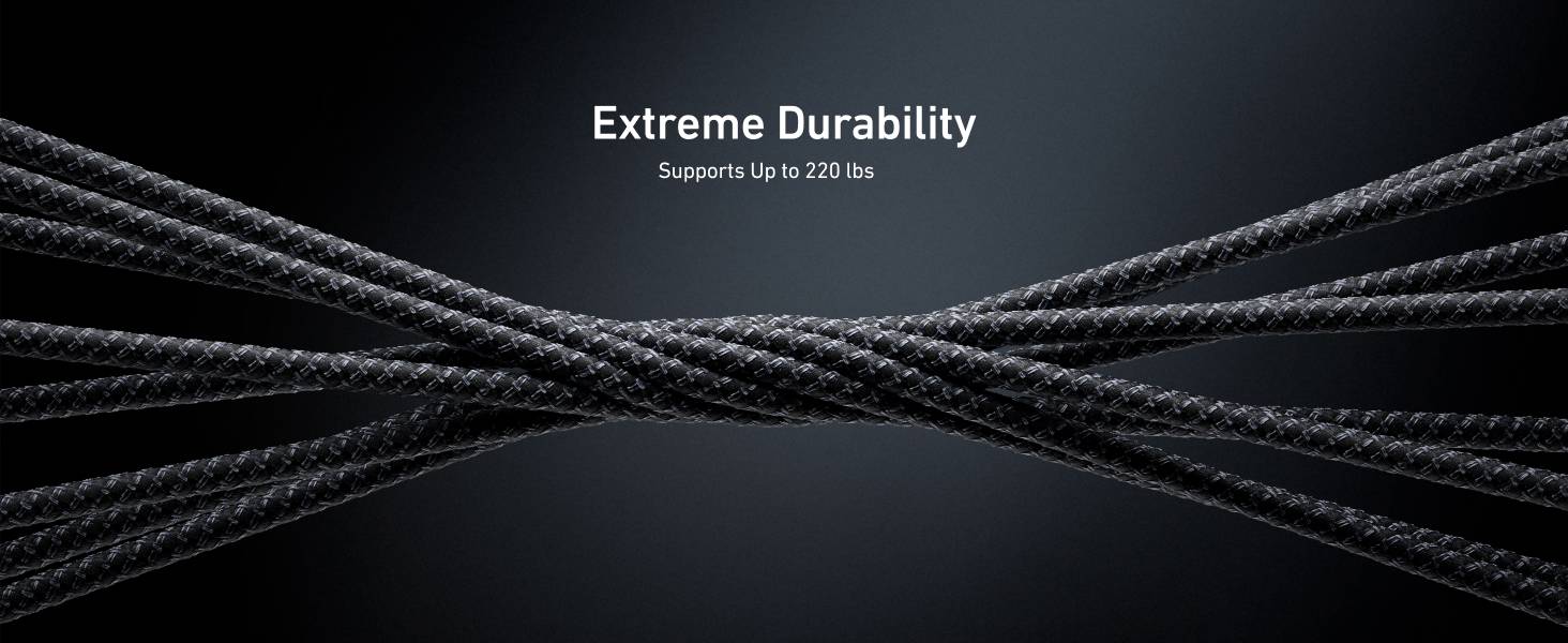 Anker Prime 240W USB-C to USB-C Cable 3ft Upcycled Nylon 100-Year Durability
