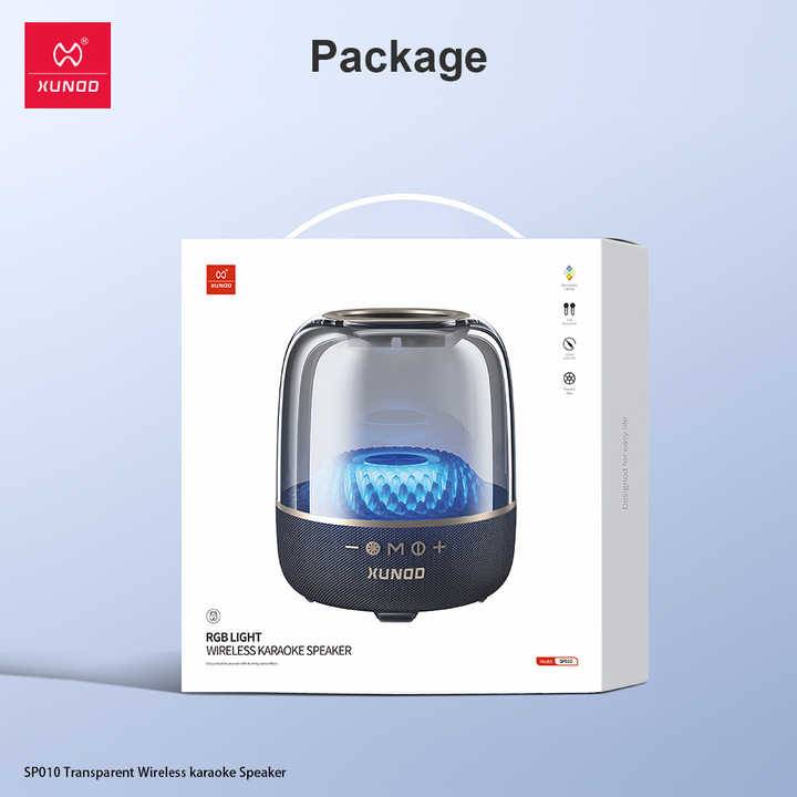 XUNDD SP010 Transparent Wireless Karaoke Speaker High-Fidelity Portable Sound System