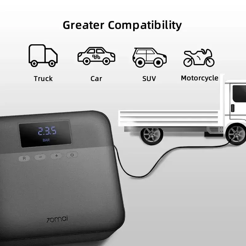 Xiaomi 70mai Lite 12V Mini Car Air Compressor