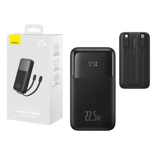 Baseus Comet 22.5W 10,000mAh Dual Cable Power Bank with Digital Display Baseus Comet 22.5W 10,000mAh Dual Cable Power Bank with Digital Display