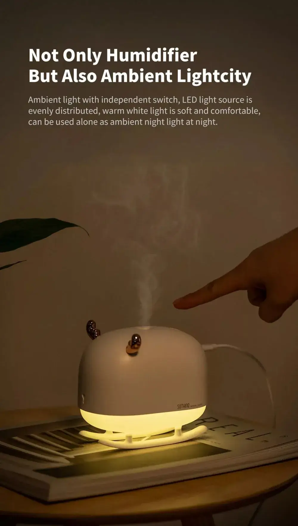 Xiaomi Mijia SOTHING DSHJ-H-009 260ml Deer-Shaped Ultrasonic Humidifier