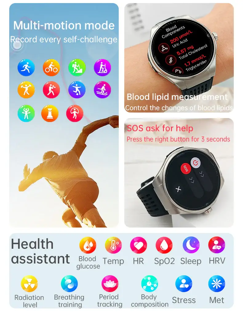 Valdus VE35 Pro AMOLED Bluetooth Calling Smartwatch
