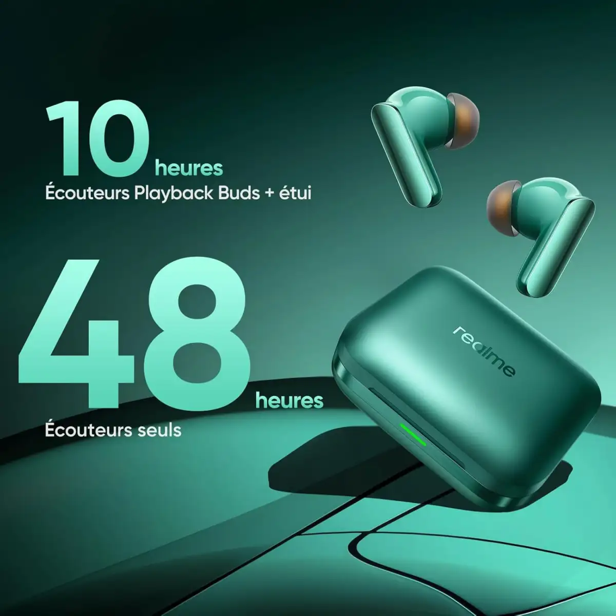 Realme Buds Air 7 Pro 53dB ANC AI Wireless Earbuds