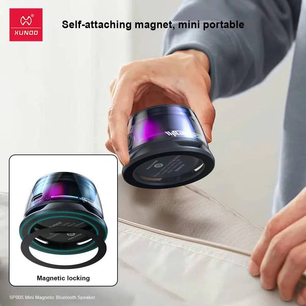 XUNDD SP005 Magnetic Ultra-Portable LED Wireless Speaker