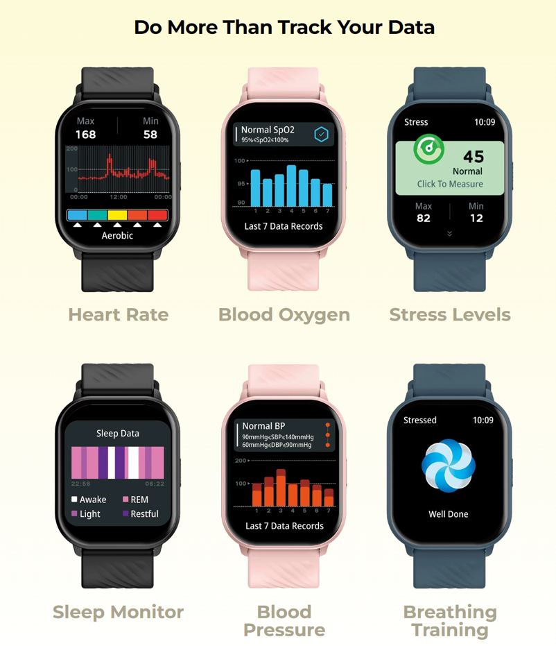 Zeblaze GTS 3 Smart Watch AMOLED Display