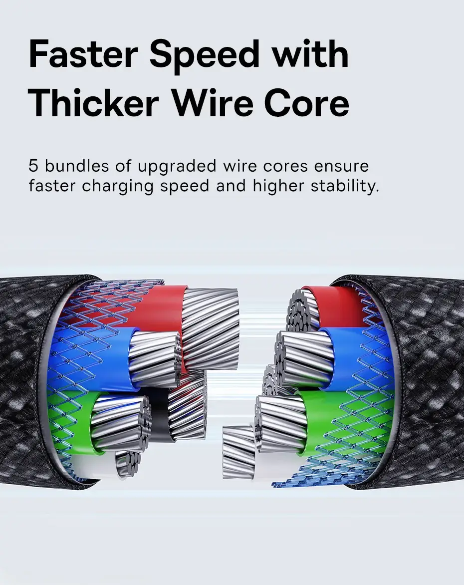 Baseus CB000092 Gem Series 100W Type-C to Type-C Fast Charging Cable