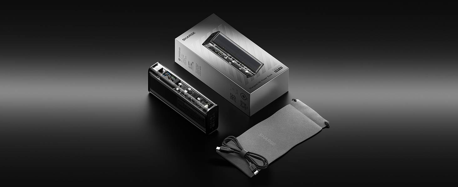 Sharge Shargeek 140 Power Bank 20000mAh 140W Ultra-Fast Charging & Transparent Design
