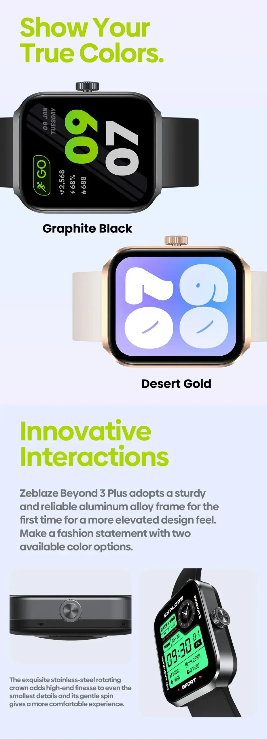 Zeblaze Beyond 3 Plus GPS Smartwatch