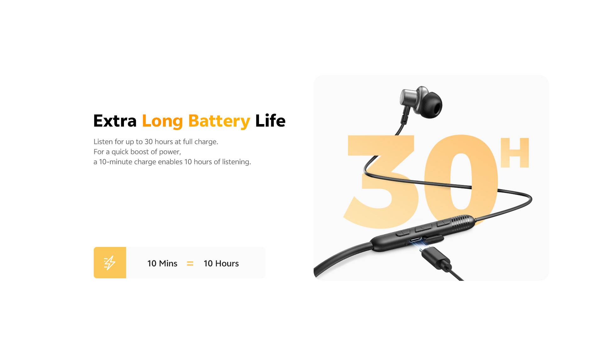 QCY TuneArc N1 Wireless Neckband Sports Headphones