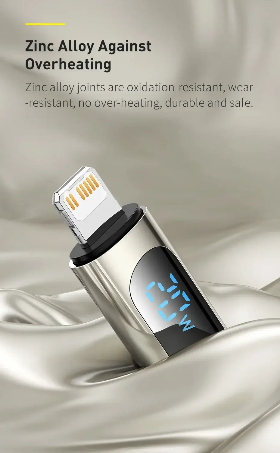 Baseus Display Fast Charging Type-C to Lightning Cable 20W 2m