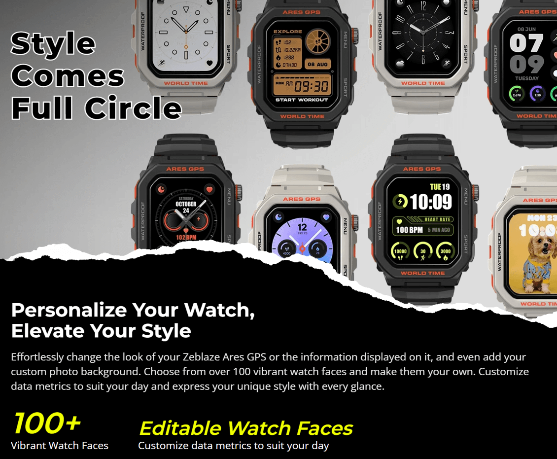 Zeblaze Ares GPS Smartwatch