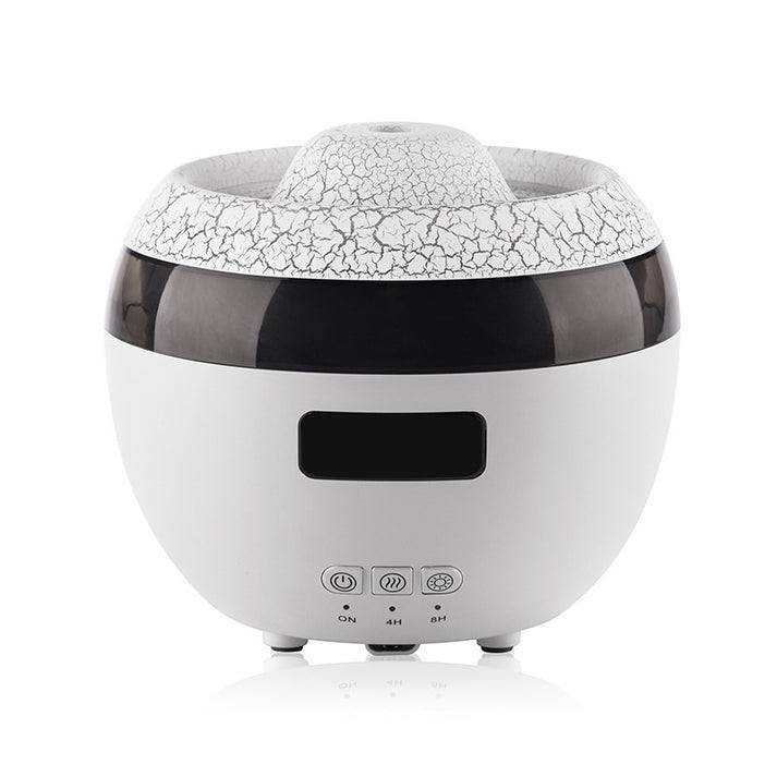 V37 Clock Humidifier with Colorful LED Light Multifunctional Air Humidifier & Digital Clock for Bedroom or Office