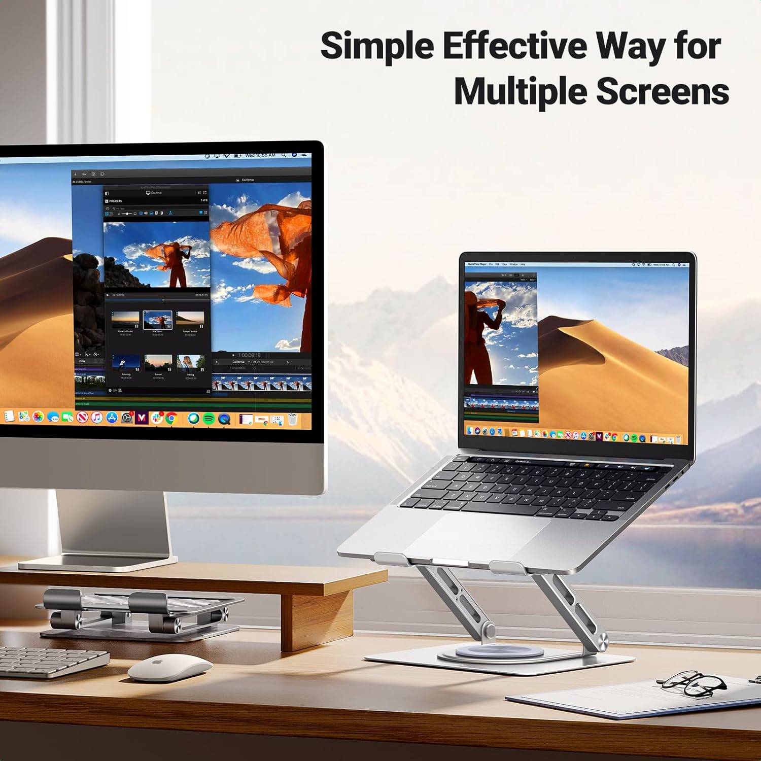 UGREEN 45418 360° Adjustable Laptop Stand with Rotating Base