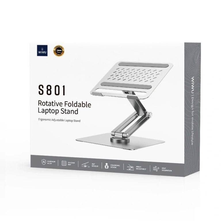 WiWU S801 Ergonomic Laptop Stand With Adjustable Aluminum Alloy