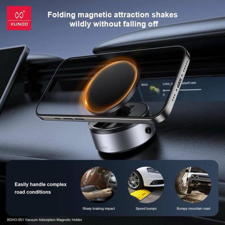 XUNDD XDHO-051 Vacuum Adsorption Magnetic Phone Holder