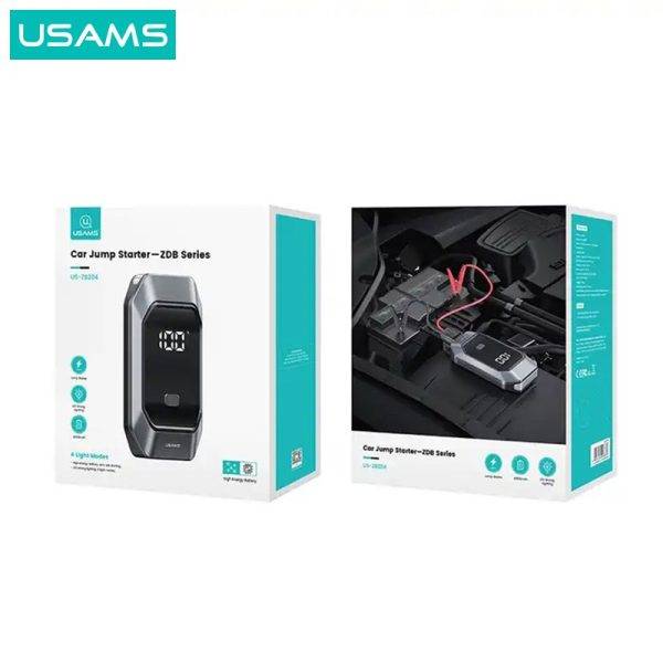 USAMS US-ZB284 12V Car Jump Starter & 8000mAh Power Bank