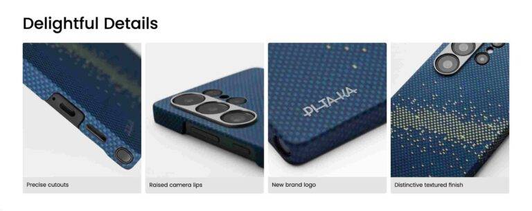 Pitaka StarPeak Tactile Woven Case for Samsung Galaxy S25 Ultra (MILKY WAY GALAXY)