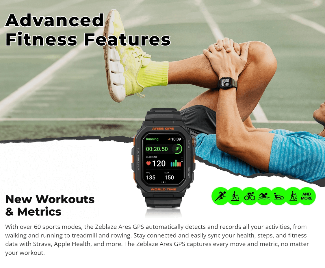 Zeblaze Ares GPS Smartwatch