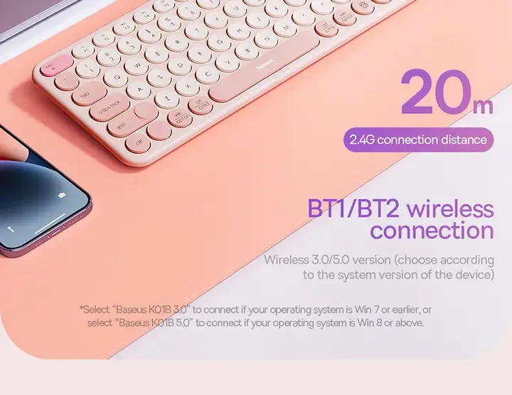 Baseus K01A Wireless Tri-Mode Keyboard