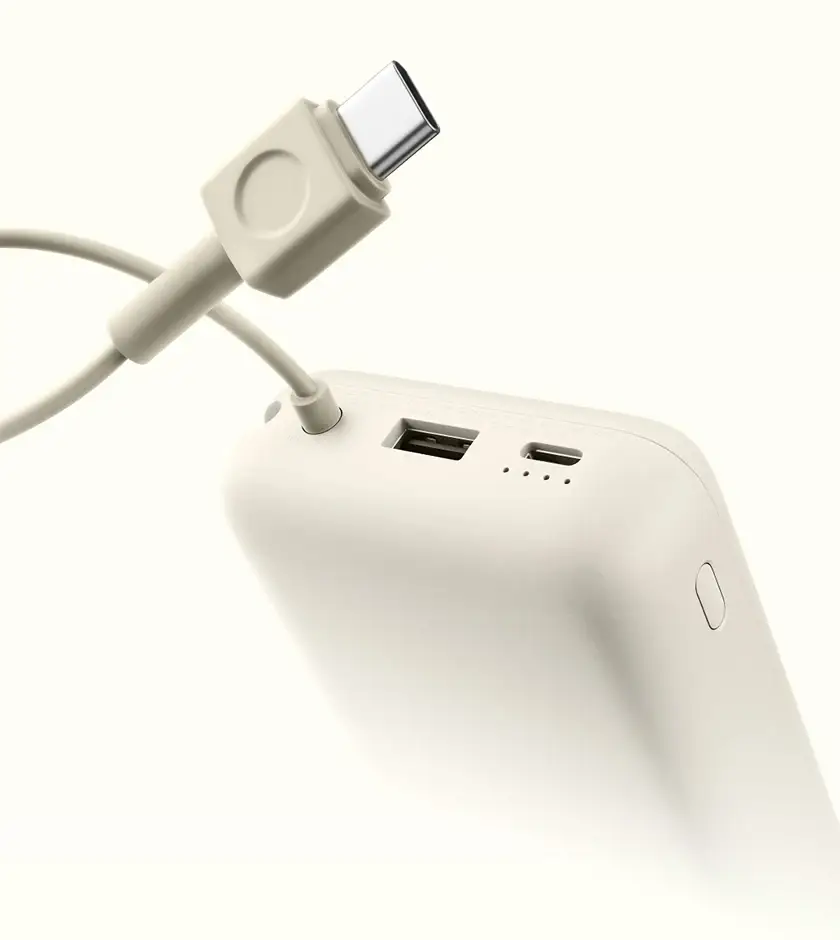 Xiaomi 33W 20000mAh Power Bank with Integrated Charging Cable
