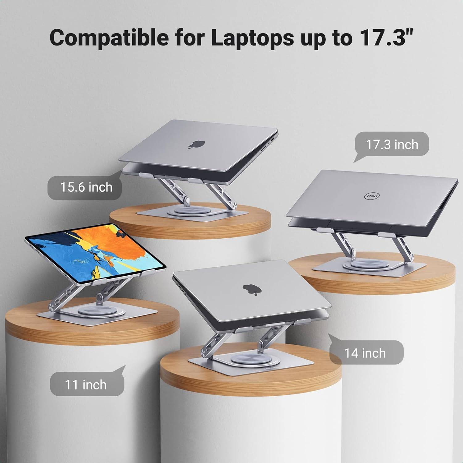 UGREEN 45418 360° Adjustable Laptop Stand with Rotating Base