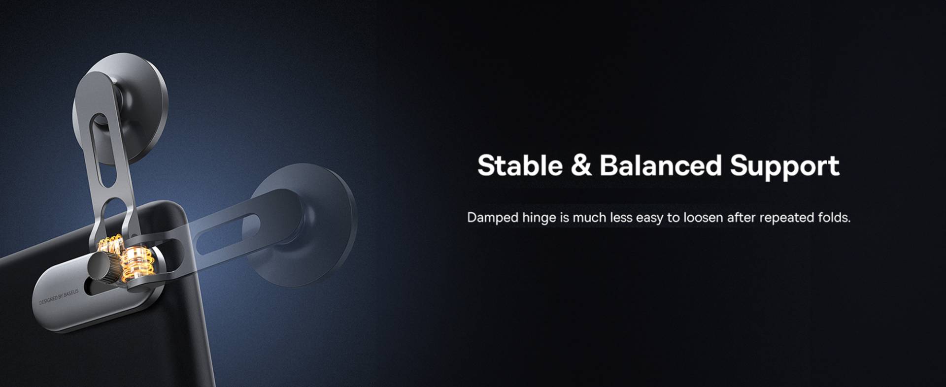 Baseus T-Space Series Magnetic Folding Car Holder for Tesla