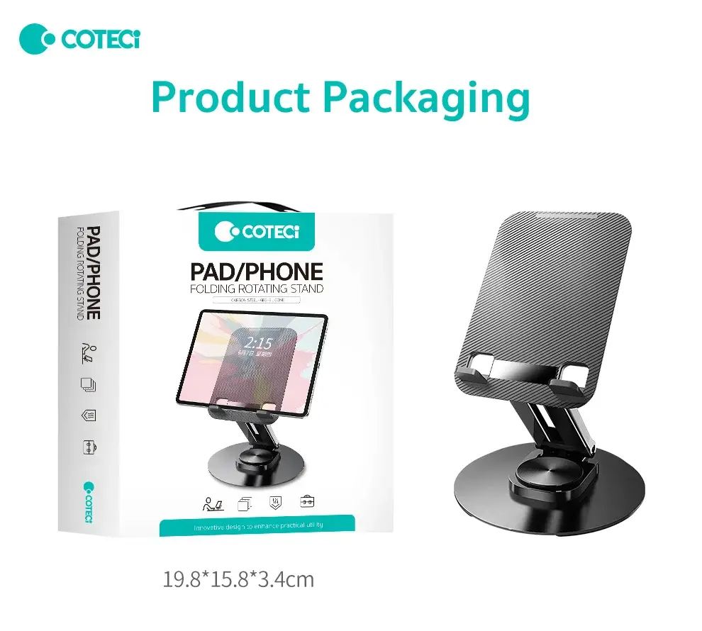 COTECI BS-012 Telescopic Rotating Tablet & Laptop Stand