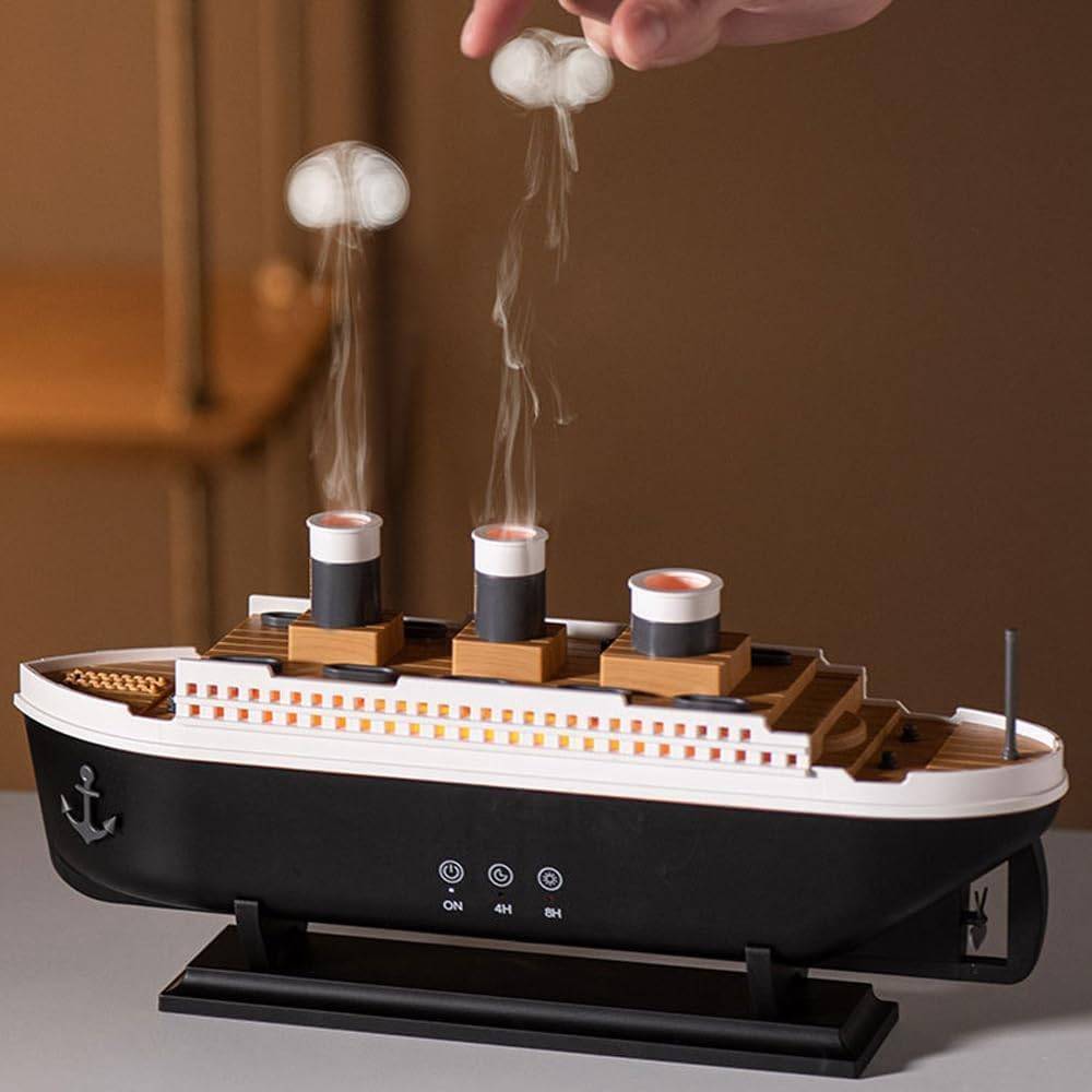 JELLYFISH Rain Cloud Titanic Cool Mist Humidifier Quiet 28dB Bedroom & Nursery Air Humidifier with Auto Shut-Off 