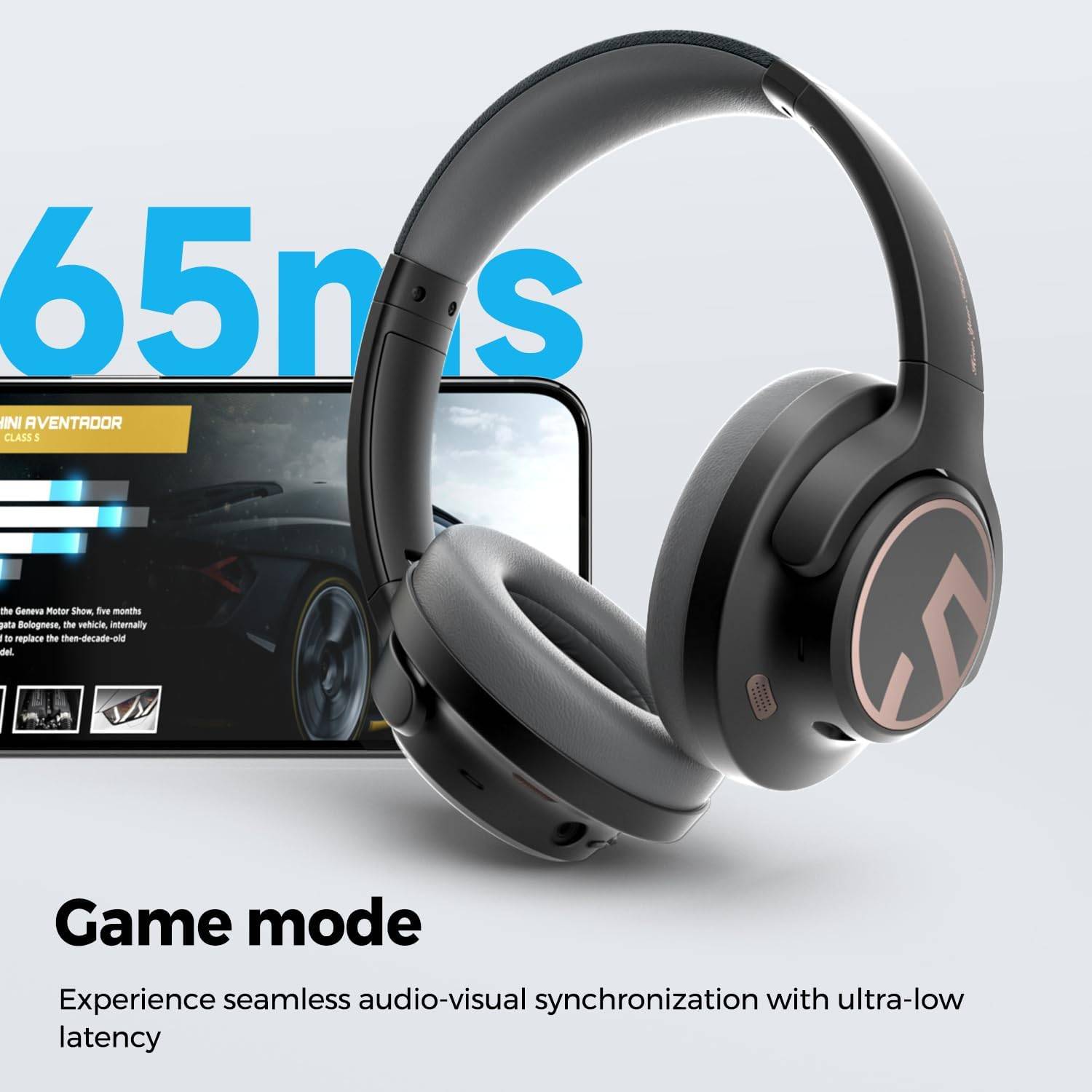 SoundPEATS Space ANC Bluetooth Over-Ear Headphones