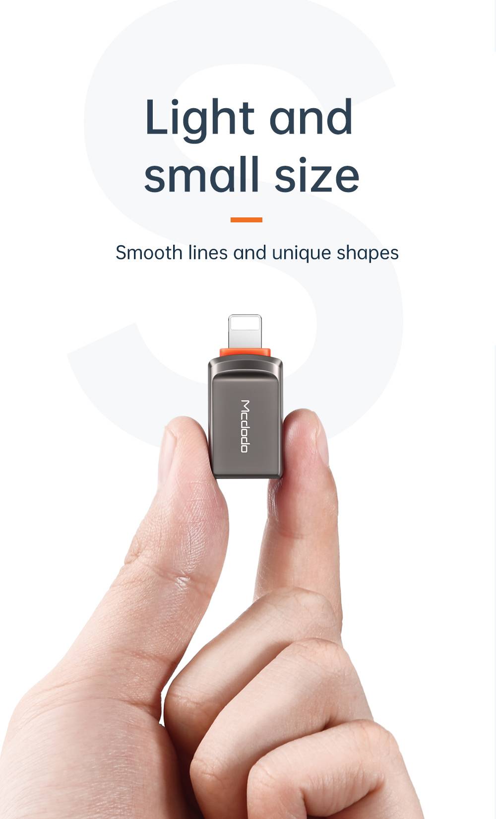 Mcdodo OT-8600 USB-A 3.0 to Lightning OTG Adapter