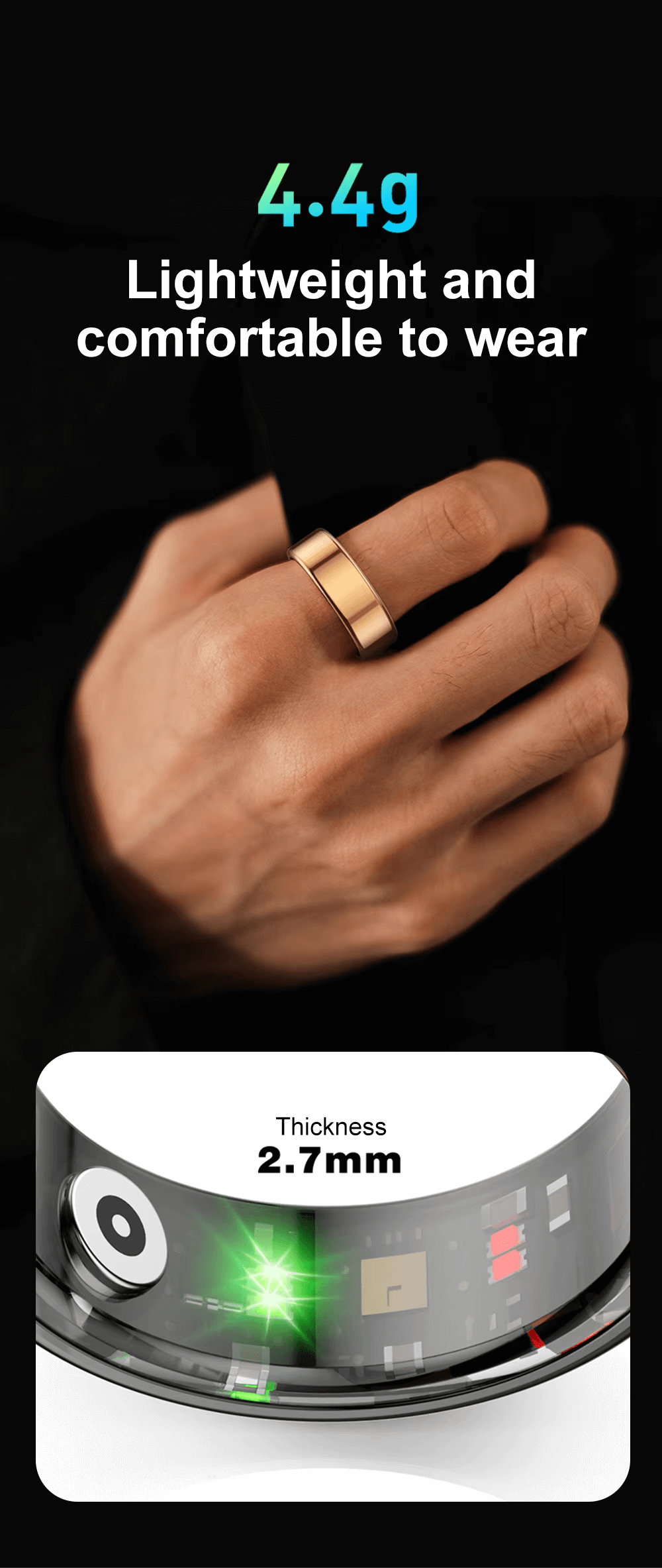 COLMI R02 Military-Grade Smart Ring