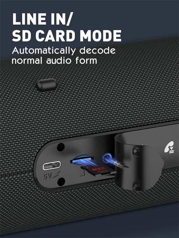LDNIO BTS13 Mini Wireless Portable Bluetooth Hi-Fi Bass Speaker
