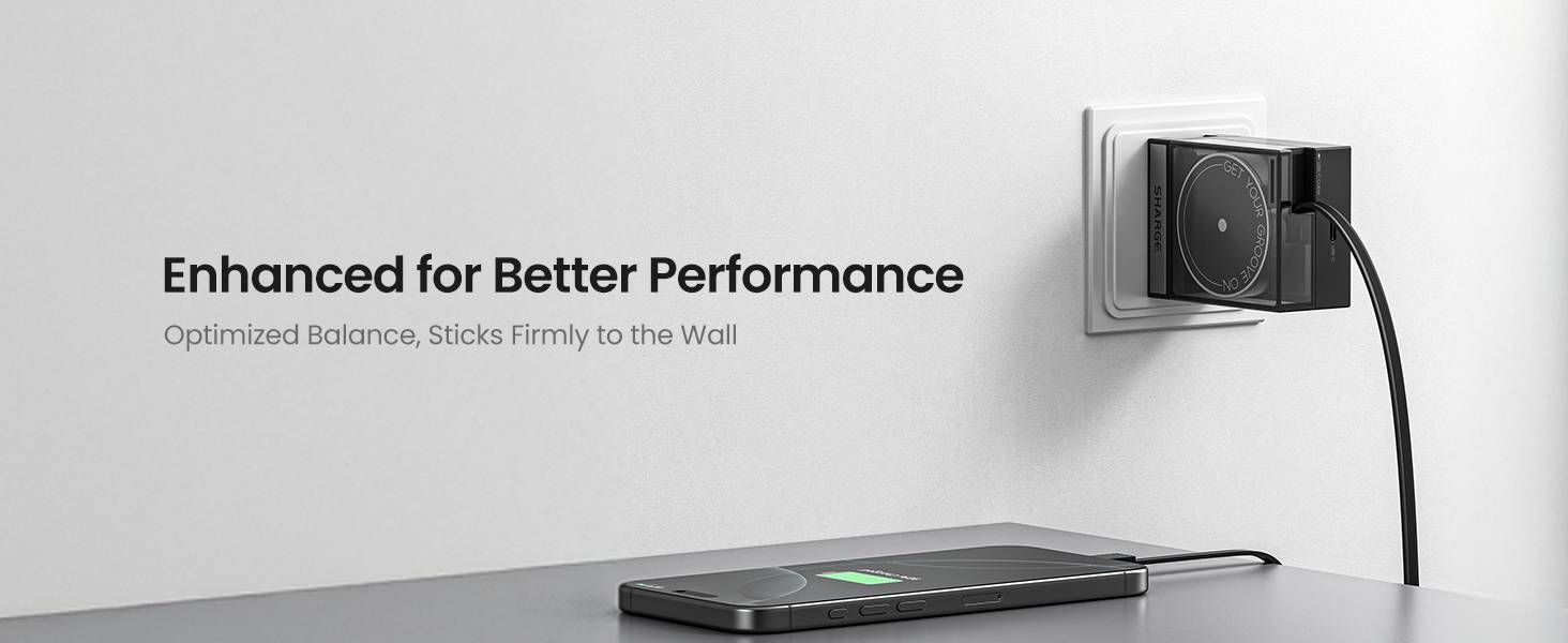 SHARGE 65W Retractable USB-C PD 3.0 GaN Charger with Universal Kit