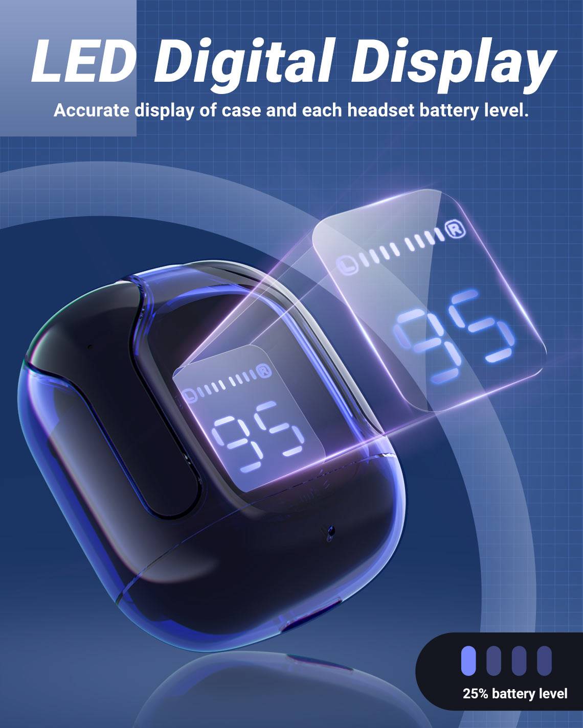 Acefast Crystal T6 True Wireless Stereo TWS Earbuds