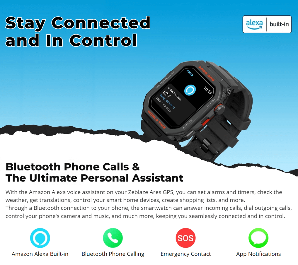 Zeblaze Ares GPS Smartwatch
