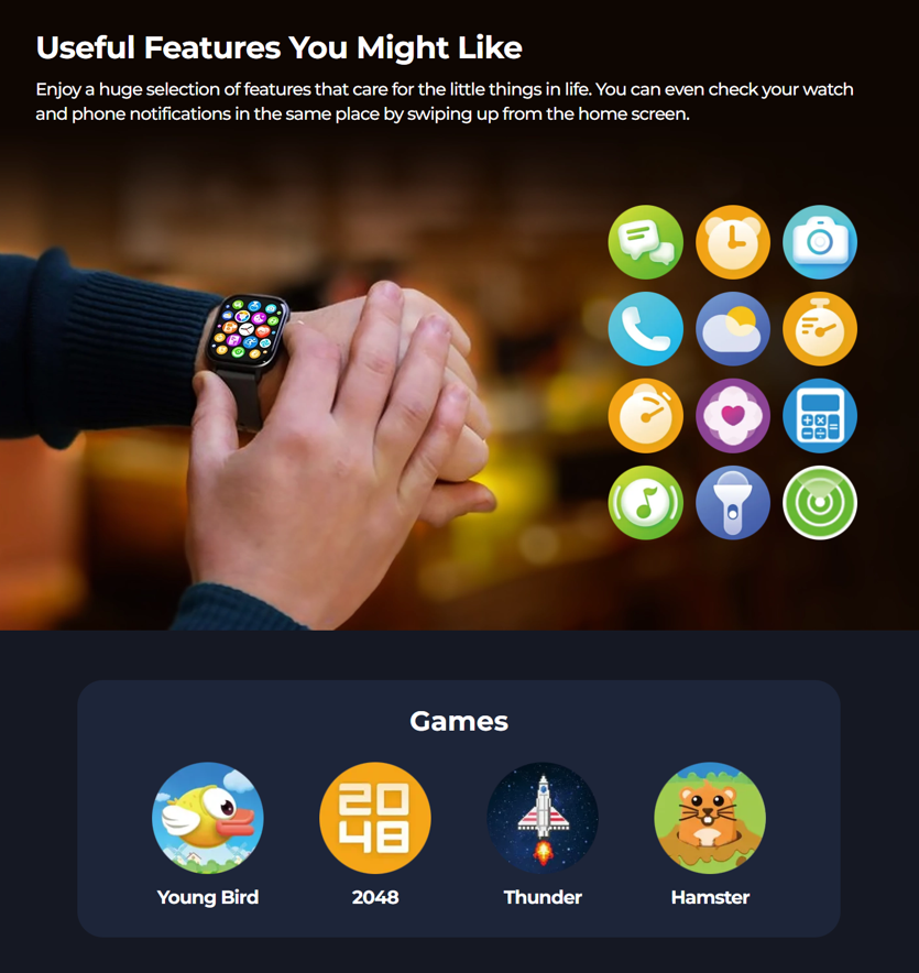 Zeblaze GTS 3 Smart Watch AMOLED Display