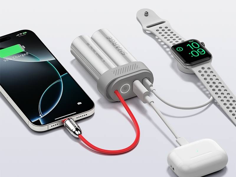SHARGE Pouch Mini 10000mAh 30W PD Fast Charging Power Bank 