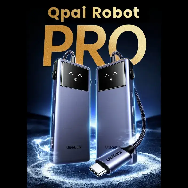 UGREEN QPai Pro 7-in-1 USB-C Hub with 4K@60Hz HDMI & 100W PD (45155)