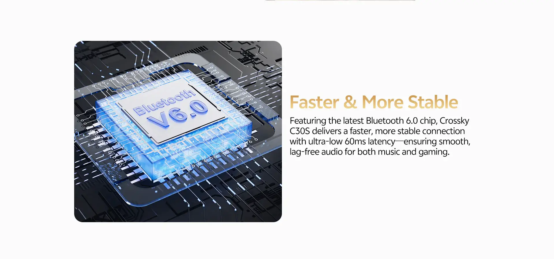 QCY Crossky C30S Open-Ear Headphones